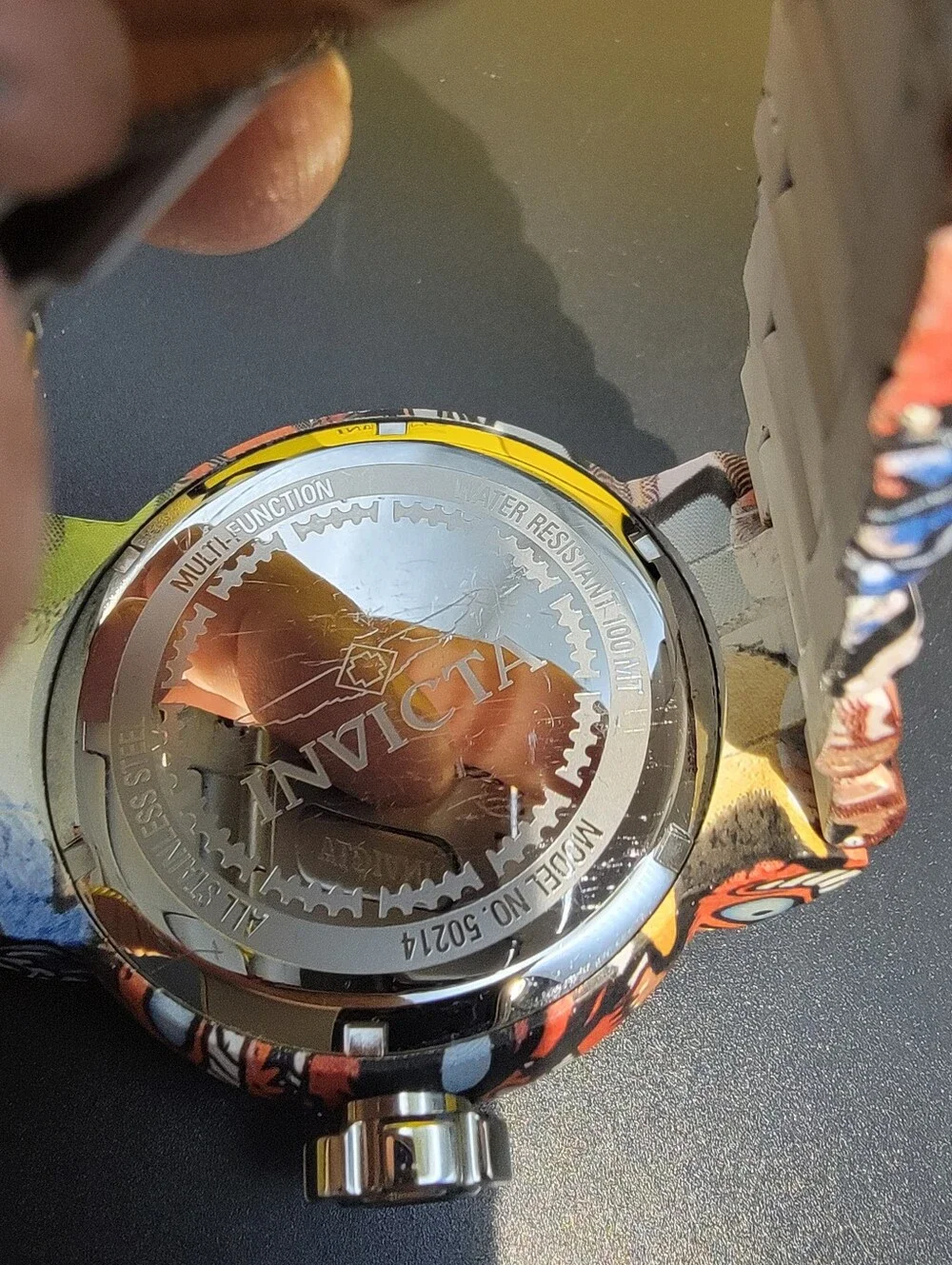 1 of 1 Invicta Pro Diver NeoArt Flux Men's Watch 52mm Aqua Plating Steel 50214
